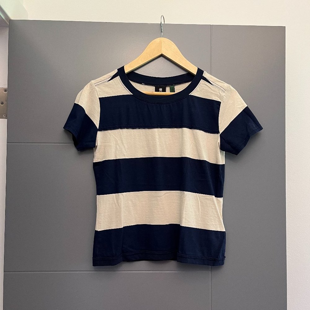G-Star RAW Slim Fit Wide Stripe T-Shirt